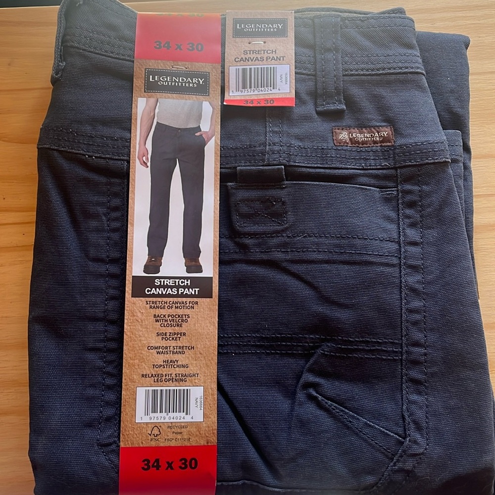 Legendary outfit stretch, canvas pants!
